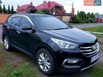 Чорний Хендай Санта Фе, об'ємом двигуна 2 л та пробігом 200 тис. км за 19500 $, фото 1 на Automoto.ua