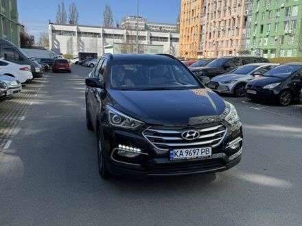 Черный Хендай Санта Фе, объемом двигателя 2.4 л и пробегом 130 тыс. км за 14000 $, фото 1 на Automoto.ua