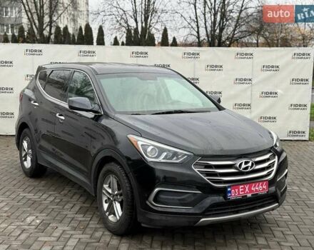 Черный Хендай Санта Фе, объемом двигателя 2.4 л и пробегом 245 тыс. км за 11200 $, фото 1 на Automoto.ua