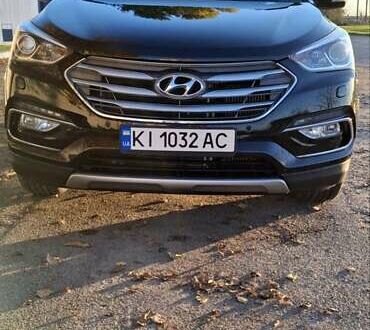 Хендай Санта Фе 2017 в Белой Церкве на Automoto.ua Черный Хендай Санта Фе, объемом двигателя 2.2 л и пробегом 122 тыс. км за 23500 $, фото 1 на Automoto.ua