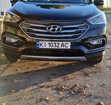 Черный Хендай Санта Фе, объемом двигателя 2.2 л и пробегом 122 тыс. км за 23500 $, фото 1 на Automoto.ua