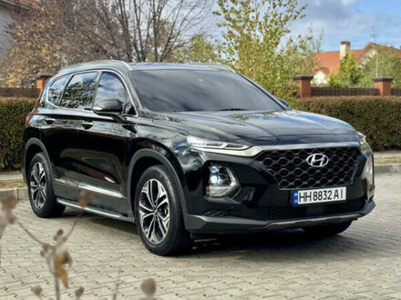 Черный Хендай Санта Фе, объемом двигателя 2 л и пробегом 104 тыс. км за 25700 $, фото 1 на Automoto.ua