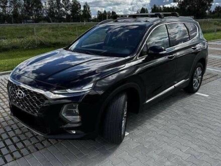 Черный Хендай Санта Фе, объемом двигателя 2.5 л и пробегом 95 тыс. км за 12700 $, фото 1 на Automoto.ua