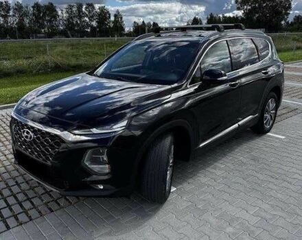 Черный Хендай Санта Фе, объемом двигателя 2.5 л и пробегом 95 тыс. км за 12700 $, фото 1 на Automoto.ua