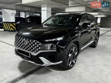 Черный Хендай Санта Фе, объемом двигателя 2.15 л и пробегом 105 тыс. км за 32500 $, фото 1 на Automoto.ua