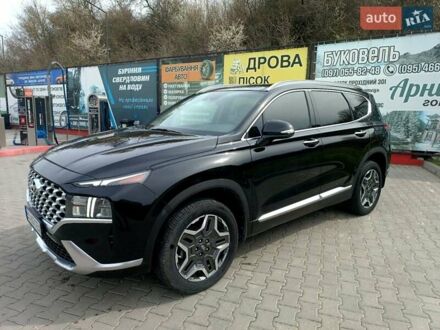 Хендай Санта Фе 2021 в Тернополе на Automoto.ua Черный Хендай Санта Фе, объемом двигателя 1.6 л и пробегом 166 тыс. км за 25599 $, фото 1 на Automoto.ua