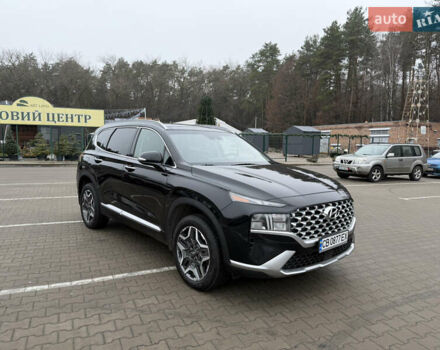 Черный Хендай Санта Фе, объемом двигателя 1.6 л и пробегом 83 тыс. км за 29500 $, фото 1 на Automoto.ua