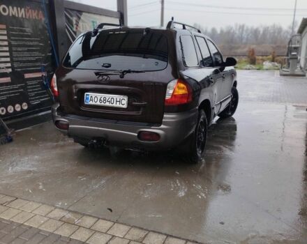 Коричневый Хендай Санта Фе, объемом двигателя 2.4 л и пробегом 270 тыс. км за 4400 $, фото 4 на Automoto.ua