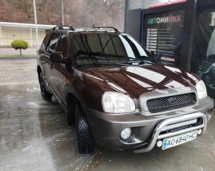 Коричневый Хендай Санта Фе, объемом двигателя 2.4 л и пробегом 270 тыс. км за 4400 $, фото 5 на Automoto.ua