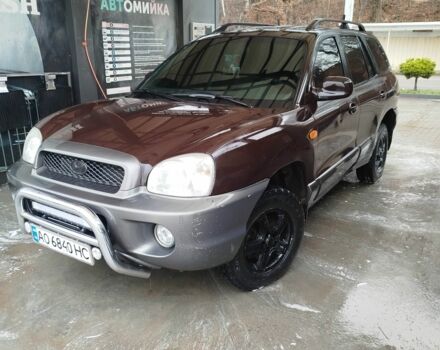 Коричневый Хендай Санта Фе, объемом двигателя 2.4 л и пробегом 270 тыс. км за 4400 $, фото 7 на Automoto.ua