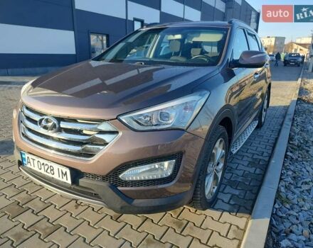 Коричневый Хендай Санта Фе, объемом двигателя 2.2 л и пробегом 201 тыс. км за 14000 $, фото 2 на Automoto.ua
