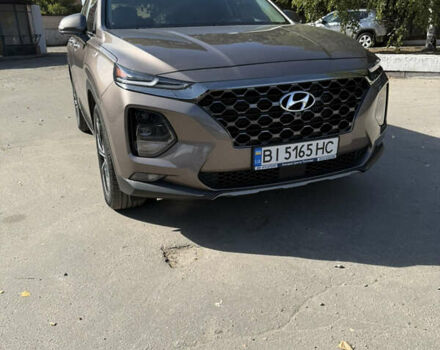 Коричневый Хендай Санта Фе, объемом двигателя 2 л и пробегом 50 тыс. км за 27200 $, фото 1 на Automoto.ua