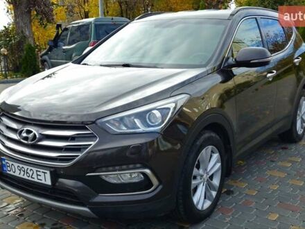 Хендай Санта Фе 2017 в Тернополе на Automoto.ua Коричневый Хендай Санта Фе, объемом двигателя 2.2 л и пробегом 377 тыс. км за 18100 $, фото 1 на Automoto.ua