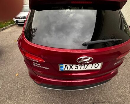 Красный Хендай Санта Фе, объемом двигателя 2 л и пробегом 166 тыс. км за 13000 $, фото 2 на Automoto.ua