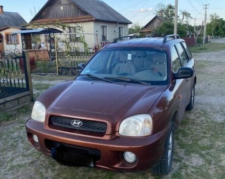 Красный Хендай Санта Фе, объемом двигателя 2 л и пробегом 320 тыс. км за 2300 $, фото 2 на Automoto.ua