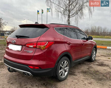 Красный Хендай Санта Фе, объемом двигателя 2.2 л и пробегом 170 тыс. км за 16000 $, фото 3 на Automoto.ua