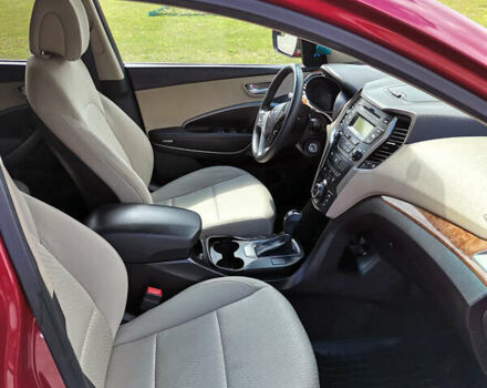 Красный Хендай Санта Фе, объемом двигателя 2.4 л и пробегом 95 тыс. км за 14999 $, фото 9 на Automoto.ua