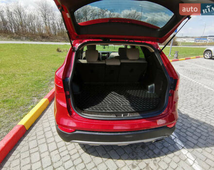 Красный Хендай Санта Фе, объемом двигателя 2.4 л и пробегом 95 тыс. км за 14999 $, фото 14 на Automoto.ua