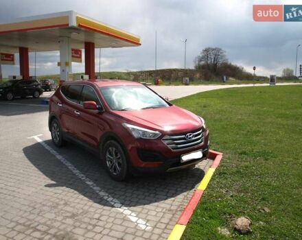 Красный Хендай Санта Фе, объемом двигателя 2.4 л и пробегом 95 тыс. км за 14999 $, фото 3 на Automoto.ua