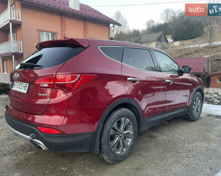 Красный Хендай Санта Фе, объемом двигателя 2.36 л и пробегом 120 тыс. км за 17000 $, фото 5 на Automoto.ua