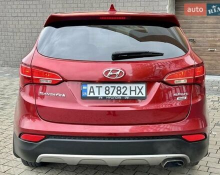 Красный Хендай Санта Фе, объемом двигателя 2.36 л и пробегом 205 тыс. км за 12800 $, фото 1 на Automoto.ua