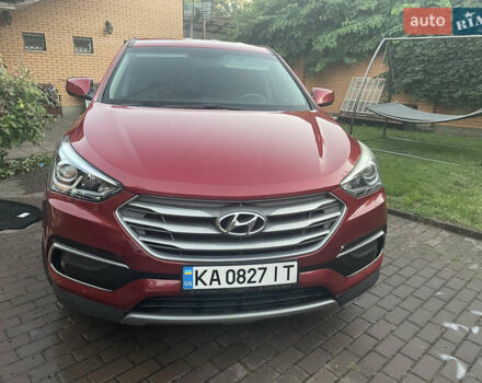 Красный Хендай Санта Фе, объемом двигателя 2.36 л и пробегом 199 тыс. км за 13000 $, фото 1 на Automoto.ua