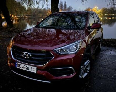 Красный Хендай Санта Фе, объемом двигателя 2.36 л и пробегом 194 тыс. км за 13500 $, фото 2 на Automoto.ua