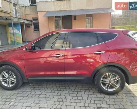 Красный Хендай Санта Фе, объемом двигателя 2.4 л и пробегом 135 тыс. км за 15000 $, фото 5 на Automoto.ua