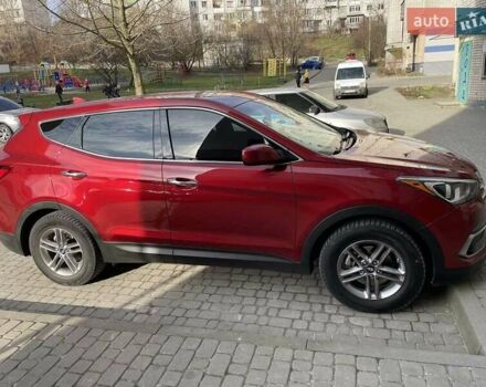 Красный Хендай Санта Фе, объемом двигателя 2.4 л и пробегом 135 тыс. км за 15000 $, фото 6 на Automoto.ua