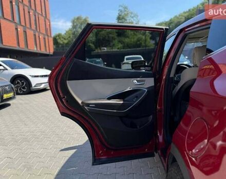 Красный Хендай Санта Фе, объемом двигателя 2.36 л и пробегом 92 тыс. км за 17200 $, фото 19 на Automoto.ua