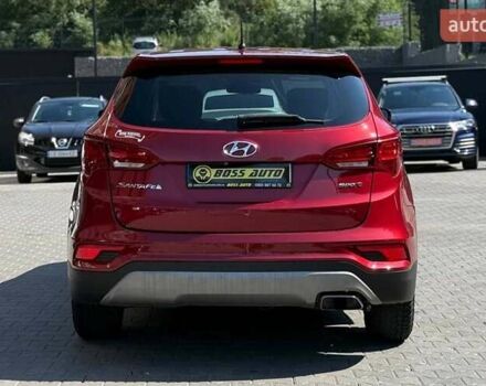 Красный Хендай Санта Фе, объемом двигателя 2.36 л и пробегом 92 тыс. км за 17200 $, фото 4 на Automoto.ua
