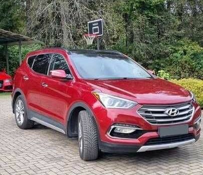 Красный Хендай Санта Фе, объемом двигателя 2 л и пробегом 57 тыс. км за 12500 $, фото 3 на Automoto.ua