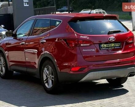 Красный Хендай Санта Фе, объемом двигателя 2.36 л и пробегом 92 тыс. км за 17200 $, фото 3 на Automoto.ua