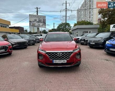 Красный Хендай Санта Фе, объемом двигателя 2.36 л и пробегом 63 тыс. км за 18300 $, фото 1 на Automoto.ua