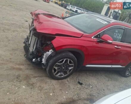 Красный Хендай Санта Фе, объемом двигателя 2.5 л и пробегом 75 тыс. км за 18300 $, фото 10 на Automoto.ua