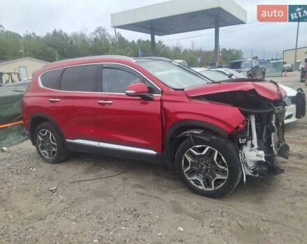 Красный Хендай Санта Фе, объемом двигателя 2.5 л и пробегом 75 тыс. км за 18300 $, фото 8 на Automoto.ua