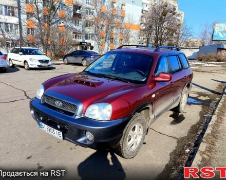Червоний Хендай Санта Фе, об'ємом двигуна 2 л та пробігом 280 тис. км за 6200 $, фото 1 на Automoto.ua