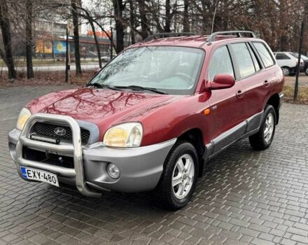 Красный Хендай Санта Фе, объемом двигателя 2 л и пробегом 386 тыс. км за 3500 $, фото 1 на Automoto.ua