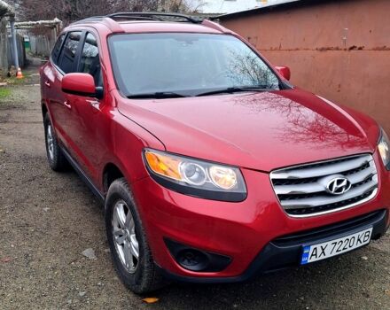 Красный Хендай Санта Фе, объемом двигателя 2.4 л и пробегом 210 тыс. км за 12000 $, фото 1 на Automoto.ua