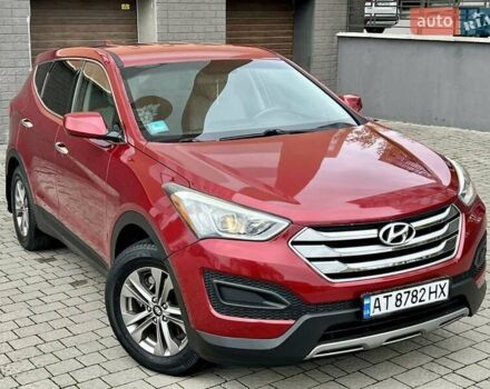 Красный Хендай Санта Фе, объемом двигателя 2.36 л и пробегом 205 тыс. км за 12800 $, фото 1 на Automoto.ua