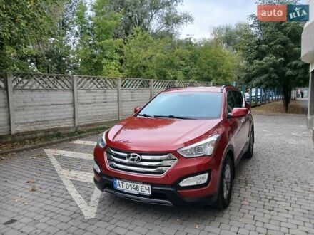 Красный Хендай Санта Фе, объемом двигателя 2.4 л и пробегом 200 тыс. км за 13999 $, фото 1 на Automoto.ua