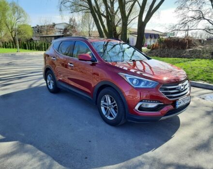 Красный Хендай Санта Фе, объемом двигателя 2.4 л и пробегом 131 тыс. км за 16000 $, фото 1 на Automoto.ua