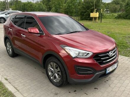 Хендай Санта Фе 2016 в Новой Водолаге на Automoto.ua Красный Хендай Санта Фе, объемом двигателя 2.4 л и пробегом 128 тыс. км за 15000 $, фото 1 на Automoto.ua