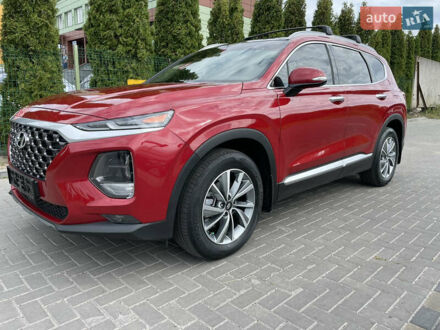 Хендай Санта Фе 2019 в Луцке на Automoto.ua Красный Хендай Санта Фе, объемом двигателя 2.4 л и пробегом 42 тыс. км за 31000 $, фото 1 на Automoto.ua