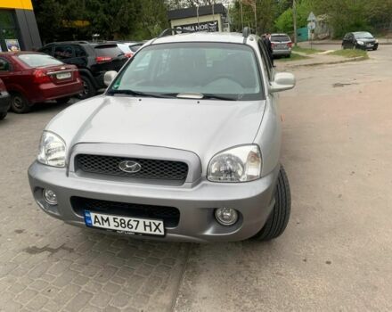 Серый Хендай Санта Фе, объемом двигателя 2.4 л и пробегом 140 тыс. км за 3200 $, фото 2 на Automoto.ua