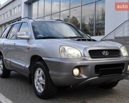Сірий Хендай Санта Фе, об'ємом двигуна 2 л та пробігом 238 тис. км за 5800 $, фото 12 на Automoto.ua