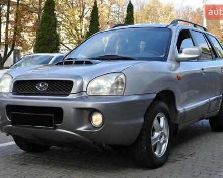 Сірий Хендай Санта Фе, об'ємом двигуна 2 л та пробігом 238 тис. км за 5800 $, фото 1 на Automoto.ua