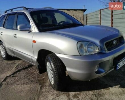 Серый Хендай Санта Фе, объемом двигателя 2 л и пробегом 312 тыс. км за 6000 $, фото 1 на Automoto.ua