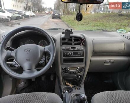 Серый Хендай Санта Фе, объемом двигателя 2 л и пробегом 289 тыс. км за 4900 $, фото 11 на Automoto.ua