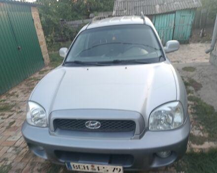 Сірий Хендай Санта Фе, об'ємом двигуна 2 л та пробігом 215 тис. км за 2860 $, фото 3 на Automoto.ua